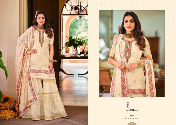 Eba Armani Designer Embroidery Wedding Wear Salwar